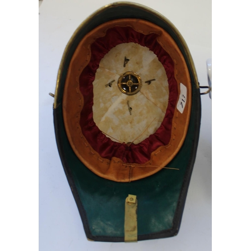 713 - Reproduction Officers Home Service Pattern Helmet with the 24th Regt brass plate.