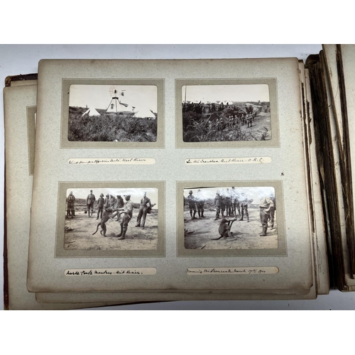 776 - Comprehensive photo album containing of photos relating to the Boer War covering Military and Domest... 