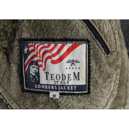 629 - Modern Type B-3 U.S. Air Force style jacket . By Teodem of Italy. Size M