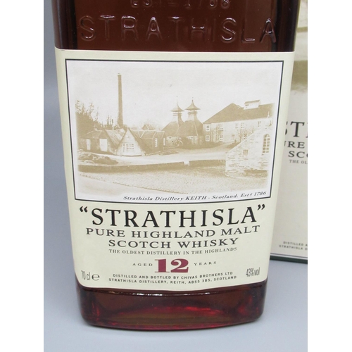 254 - Strathisla 12 Year Old Pure Highland Malt Scotch Whisky 70cl 43%vol, in carton