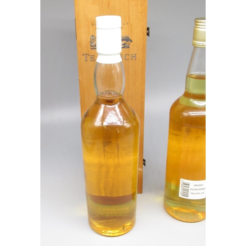 255 - Teaninich 10 Year Old Highland Single Malt Scotch Whisky, 70cl 43%vol in original wood case and a bo... 