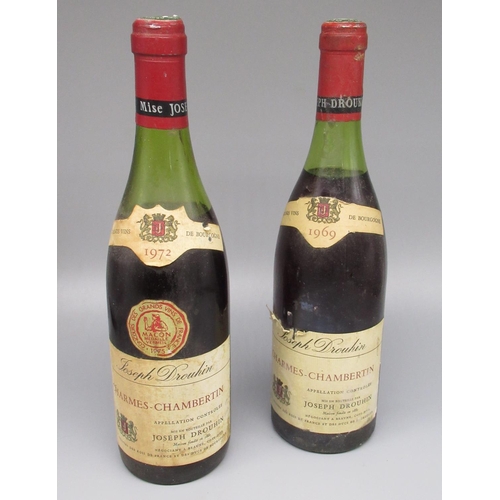 259 - Charmes-Chambertin Grands Vins De Bourgogne 1969, 73cl & Charmes-Chambertin Grands Vins De Bourgogne... 