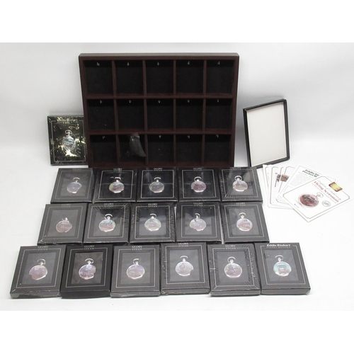 267 - Atlas Editions 16 Glory of Steam pocket watches with COA's, Eddie Stobart Pocket Watch and a pocket ... 