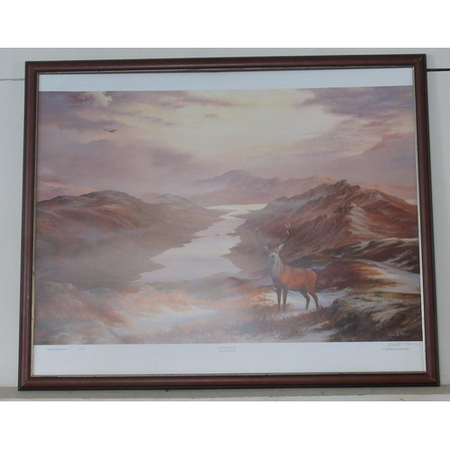 302 - Elizabeth M Halstead (British C20th); 'The Lonely Ones, Kinoch Hourn', ltd.ed. colour print, signed ... 