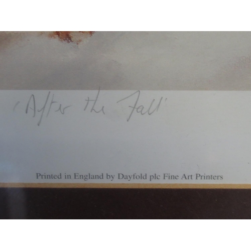 304 - Elizabeth M Halstead (British C20th); 'After The Fall', Artist Proof ltd.ed. colour print, signed, t... 