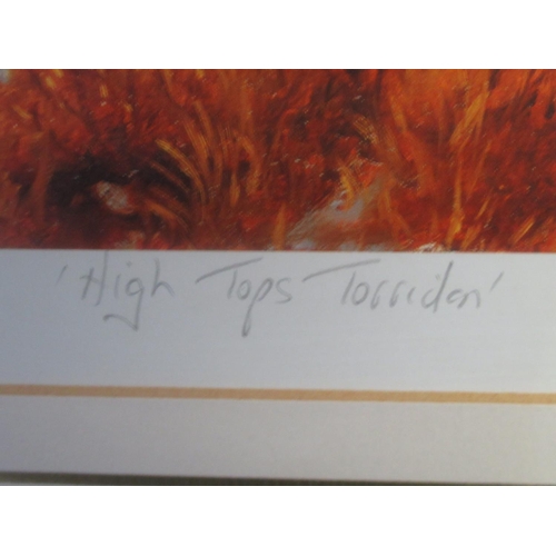 305 - Elizabeth M Halstead (British C20th); 'High Tops Torridon', ltd.ed. colour print, signed, titled and... 