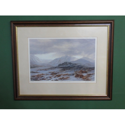 305 - Elizabeth M Halstead (British C20th); 'High Tops Torridon', ltd.ed. colour print, signed, titled and... 