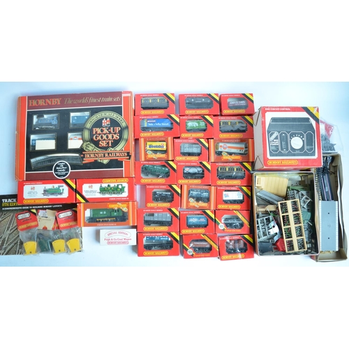 919 - Collection of mostly boxed Hornby OO gauge railway wagons, locos, track and accessories to include R... 