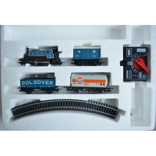 919 - Collection of mostly boxed Hornby OO gauge railway wagons, locos, track and accessories to include R... 