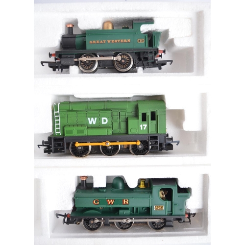 919 - Collection of mostly boxed Hornby OO gauge railway wagons, locos, track and accessories to include R... 