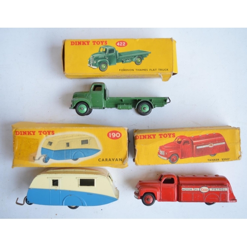 923 - Collection of vintage Dinky Toys diecast model vehicles, most boxed (box condition generally poor, r... 