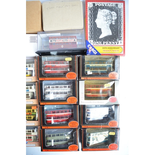 929 - Collection of  boxed 1/76 scale (OO gauge) diecast tram models to include limited edition Corgi and ... 