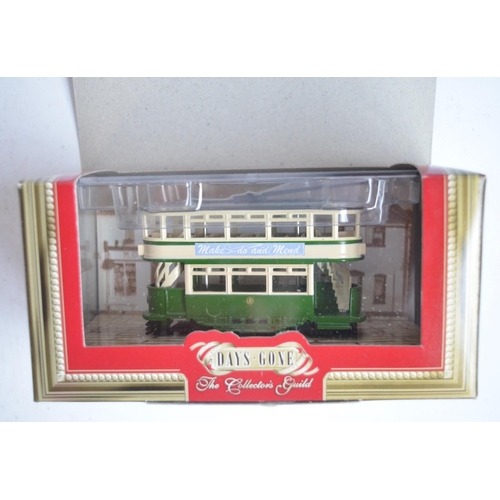 930 - Collection of diecast model vehicles and trams to include Lledo, Lesney and Corgi (including 2x Vang... 