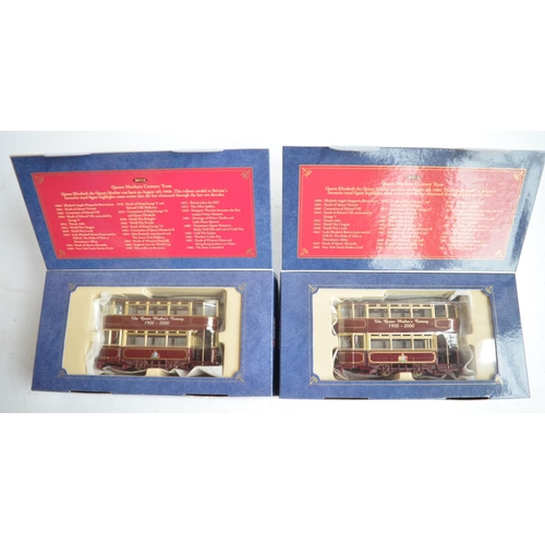 931 - Collection of Corgi diecast tram models relating to The Queen Mother's Century and The Golden Jubile... 