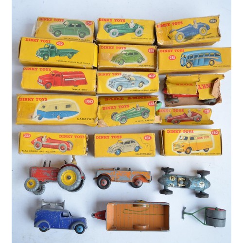 923 - Collection of vintage Dinky Toys diecast model vehicles, most boxed (box condition generally poor, r... 