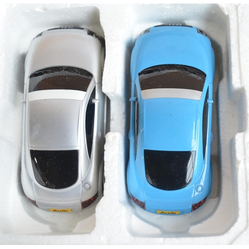 643 - Two boxed Scalextric slot car racing sets to include C1145 Audi TT Speed Machines and C5005 Moto GP ... 