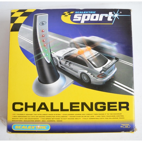 644 - Scalextric C8159 Black Mercedes CLK Challenger set, contents in near mint little used condition with... 