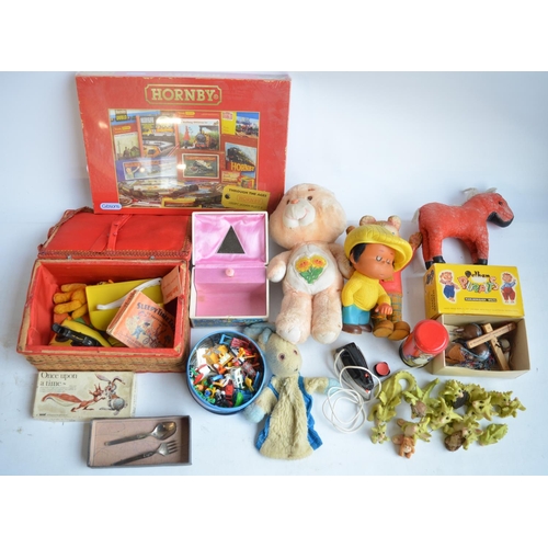 647 - Collection of toys incl. dolls with clothing and other accessories, Top Trump card packs, a Pelham P... 