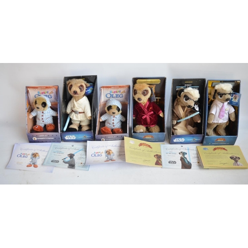 651 - Seventeen Meerkat soft toys from CompareTheMeekat.com, (16 boxed)