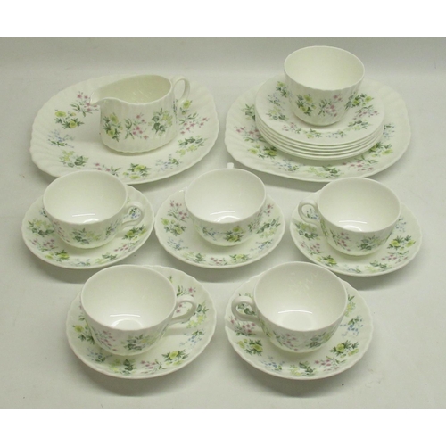 428 - Twenty piece Minton Spring Valley tea set