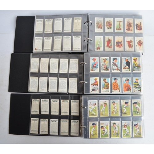 655 - Ten albums of cigarette cards incl. JPS, Cavender's, Gallaher and Carreras, most albums filled, (qty... 