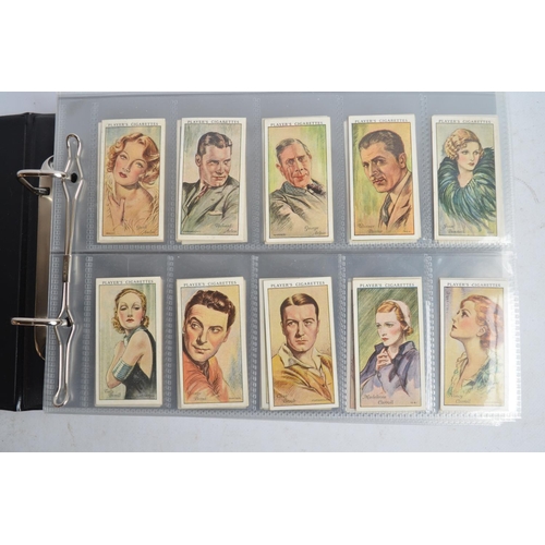 655 - Ten albums of cigarette cards incl. JPS, Cavender's, Gallaher and Carreras, most albums filled, (qty... 