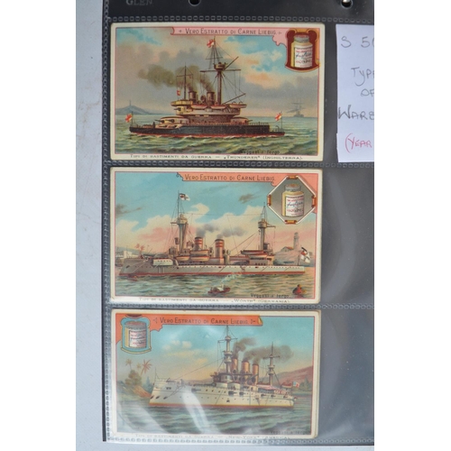 657 - Nine albums of cigarette cards incl. Lieberg, J Goddard, D.C Thomson, Churchman, Kellogg's, Barrett ... 