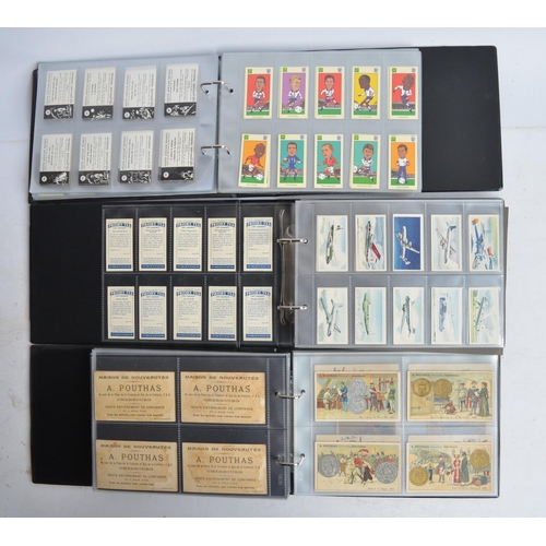 658 - Nine albums of cigarette cards incl. Carreras, Titbits, Priory Tea, Sellotape, Lyons Maid, Gaycon, B... 