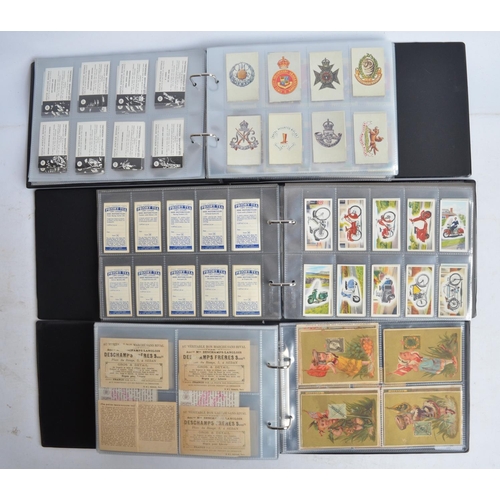 658 - Nine albums of cigarette cards incl. Carreras, Titbits, Priory Tea, Sellotape, Lyons Maid, Gaycon, B... 