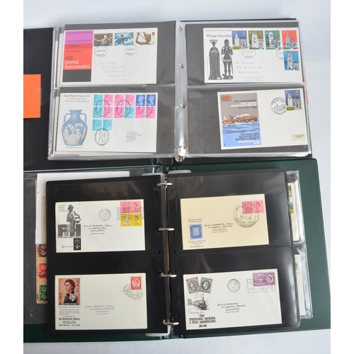 663 - Ten albums of commemorative first day covers