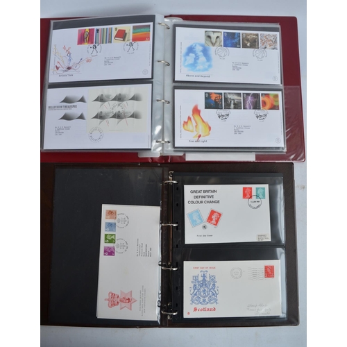 663 - Ten albums of commemorative first day covers