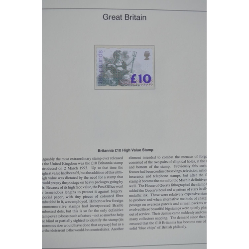 664 - Fourteen stamp albums of The Great Britain Collection (lacks Penny Black) to include important stamp... 