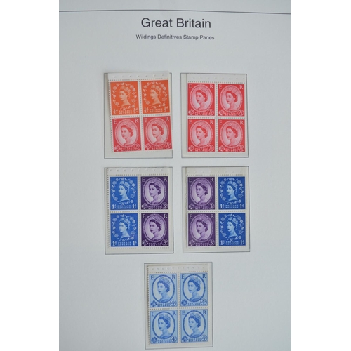 664 - Fourteen stamp albums of The Great Britain Collection (lacks Penny Black) to include important stamp... 