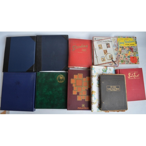 665 - Collection of 11 stamp albums incl. Cocos (Keeling) Islands album, 2 Maritime Heritage albums (inclu... 