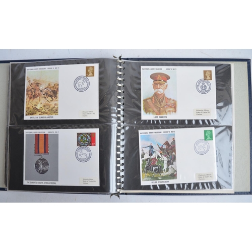 665 - Collection of 11 stamp albums incl. Cocos (Keeling) Islands album, 2 Maritime Heritage albums (inclu... 