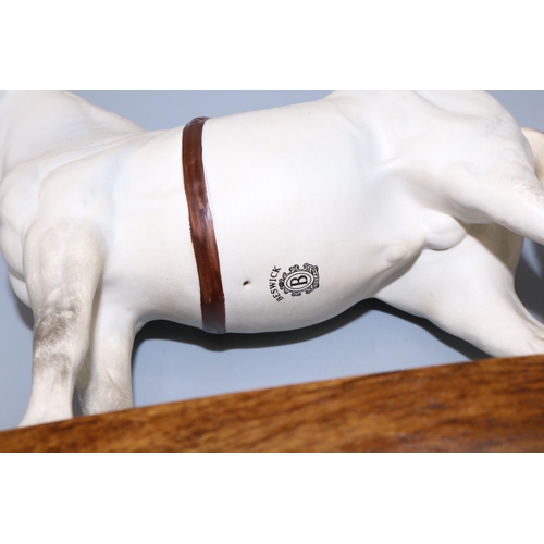 190 - Beswick Connoisseur model Welsh Mountain Pony 'Gredington Simunt 3614' No. 2541A, on wooden display ... 