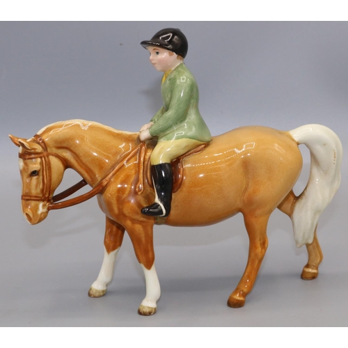 191 - Beswick boy on palomino pony No. 1500