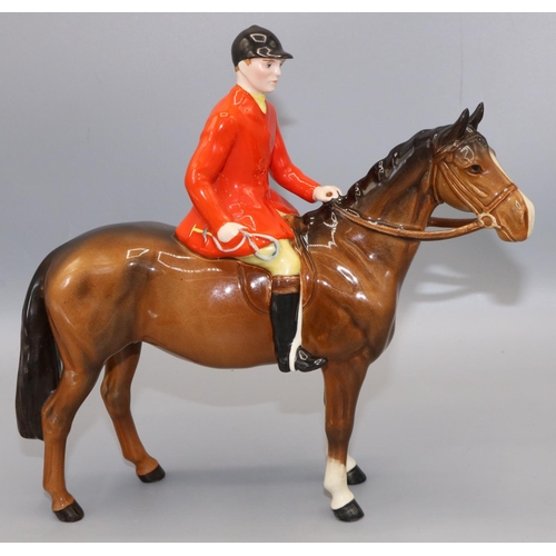 193 - Beswick Huntsman on bay/brown horse, No. 1501