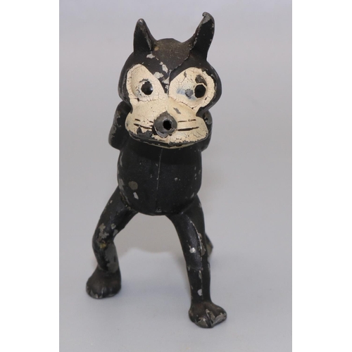 881 - Lead figure of Felix the Cat c1920s, H7cm