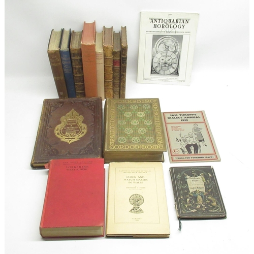 86 - Mixed collection of leather bound and other books inc. Miltons L'Allegro & Il Penseroso illustrated ... 