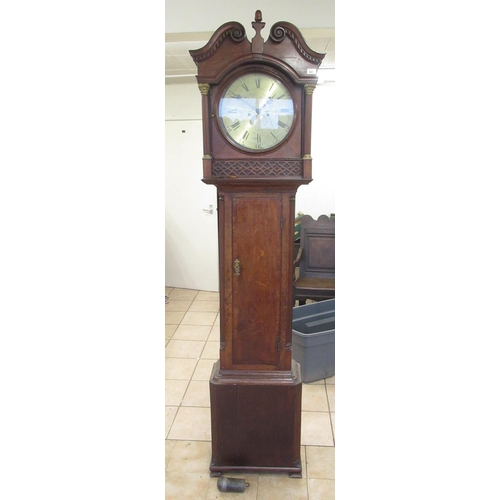 682 - James Bown, Matlock - late C18th oak eight day longcase clock, signed and engraved 13