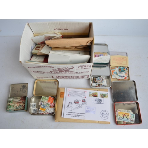 667 - Extensive collection of stamps, FDC's, commemorative covers etc. some empty albums and refills and 3... 