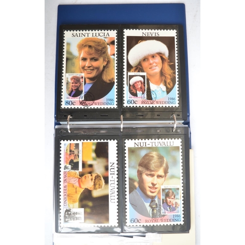 668 - Collection of British Monarchy related stamps, FDC's (including Royal Mint commemorative coins) book... 