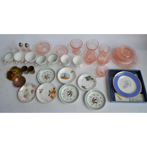 705 - Collection of tableware and other items to include EPNS cutlery, Wedgewood plates, Lurpak butter dis... 