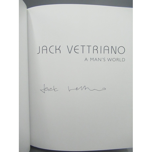 739 - Jack Vettriano; 'A Mans World' pub. Anova books, signed, 1vol