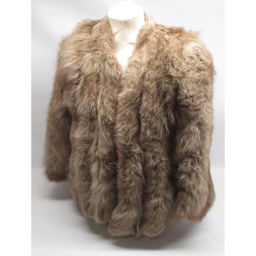 741 - Silver Fox fur coat and four other similar coats and jackets (5)