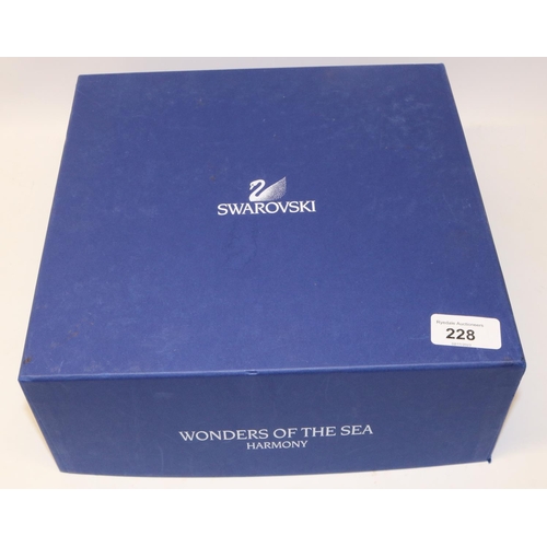 228 - Swarovski Crystal Wonders of the Sea - Harmony, H19cm, boxed