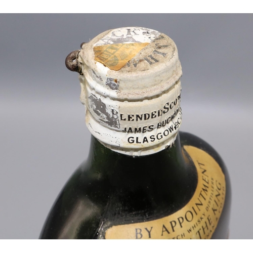 750 - Buchanan's Black and White blended Scotch whisky, late 1940s, labelled 'By Appointment to H.M. The K... 