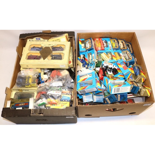 164 - Large collection of die-cast model vehicles incl. Lledo and Matchbox etc, (qty)