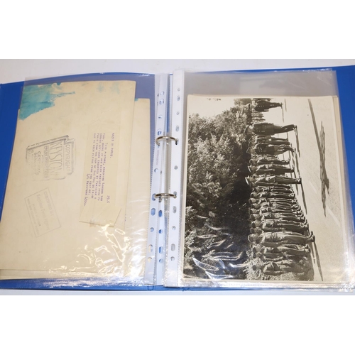 768 - RAF/WWII interest - collection of loose black and white photographs from the Rootes aircraft factory... 